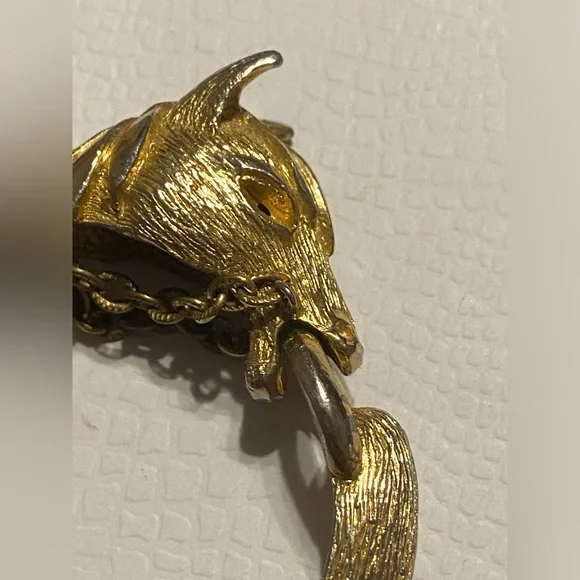 🐴 Vintage Equestrian Horse Bangle Bracelet #9275 - Picture 3 of 9